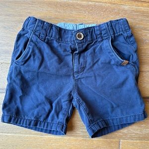 Zara Kids Navy Shorts 12/18M